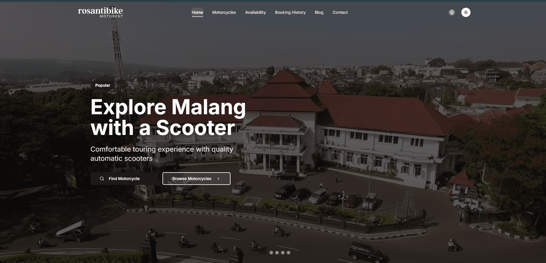 Booking Sewa Motor Online Rosantibike Motorent